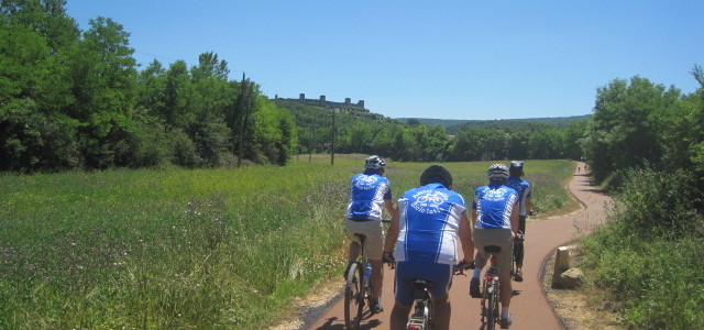 pedalando verso Monteriggioni